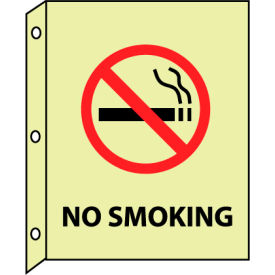 3D Glow Sign Plastic - No Smoking GLTV9
