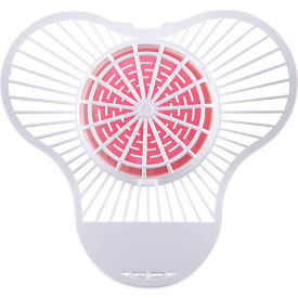 Boardwalk® Urinal Screen with Para Deodorizer Block Cherry Scent 3 oz Red/White 12/Box BWKPBS