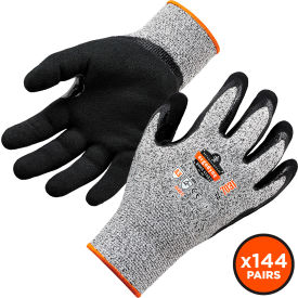 Ergodyne® Proflex 7031 Cut Resistant Gloves Nitrile Coated ANSI A3 S Gray 144 Pairs 17882