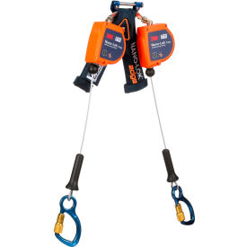 3M™ DBI-SALA Nano-Lok Edge Twin-Leg Personal Self Retracting Lifeline Aluminum Carabiner 8'L 7012819232