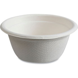 Eco-Products Vanguard Renewable & Compostable Sugarcane Portion Cups 2 oz. Cap White Pack of 2500 EP-SPC2NFA