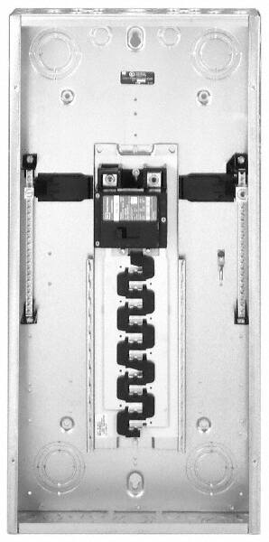 Load Centers; Load Center Type: Main Breaker; Number of Circuits: 42; Main Amperage: 200; Number of Phases: 3; Voltage: 208/120 VAC; NEMA Enclosure Rating: 1; Body Material: Aluminum; Overall Depth (Decimal Inch): 3.8800; Overall MPN:3BR4242B200