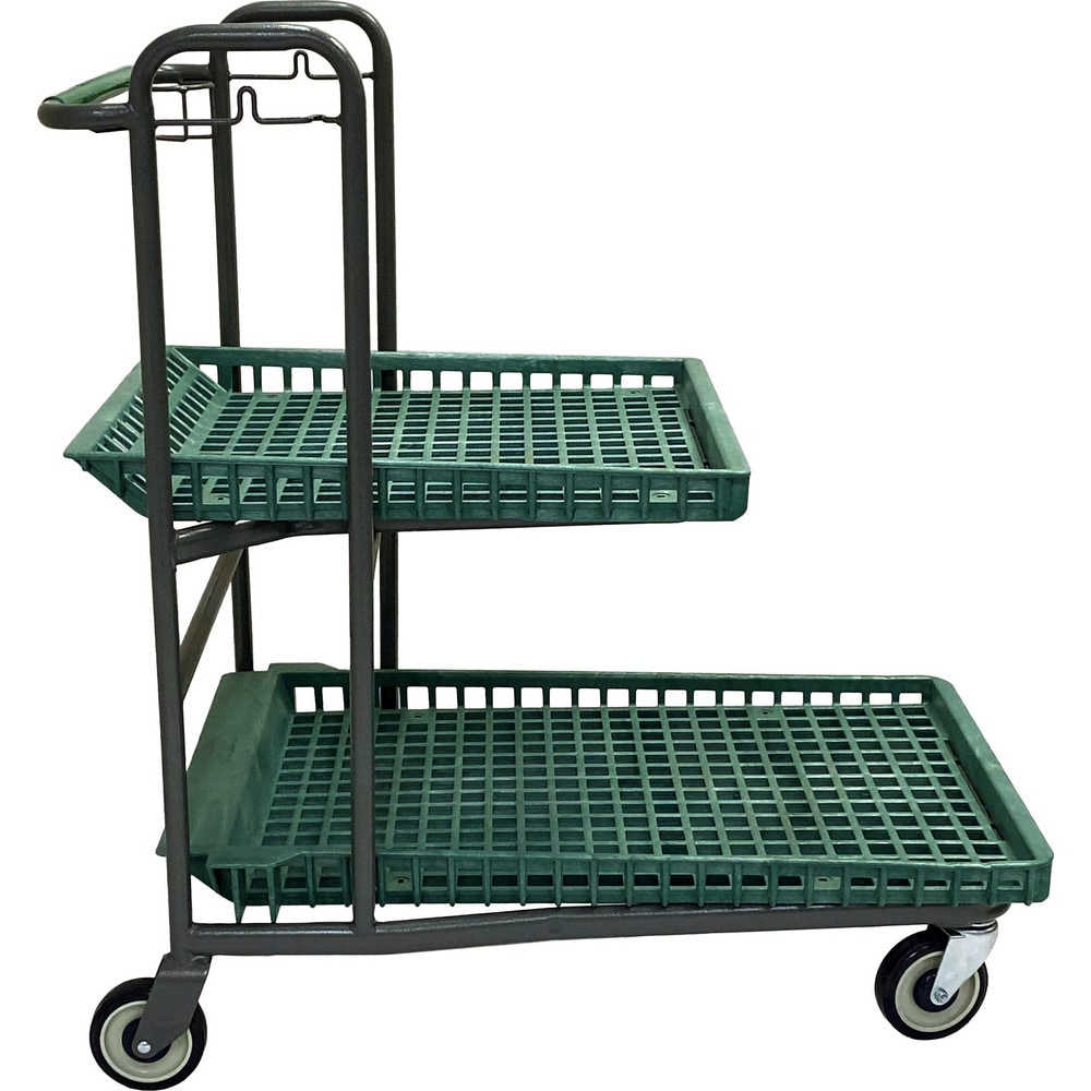 Bar, Panel & Platform Trucks, Truck Type: Garden Cart , Load Capacity: 500 lb , Platform Profile: Lipped , Platform Style: Perforated , Height (Inch): 44  MPN:CART-850G (KT)