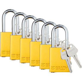 Brady® Safety Lockout Padlock Keyed Different 1-1/2