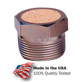 Arrow ASP-3BV Pneumatic Breather Vent Sintered Bronze 40 Micron 3/8 NPT 150 PSI ASP-3BV - Pkg Qty 10
