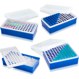 MTC Bio™ Ice Rack™ w/ Detachable Lid For 72 0.5 ml Tubes Pack of 6 R8012