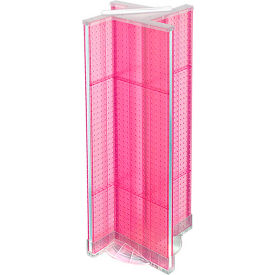 Global Approved 700444-PNK Pinwheel Pegboard Display W/RB 13.5