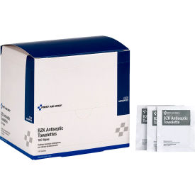 First Aid Only BZK Antiseptic Wipes 100/box J308-002