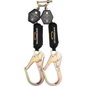 Guardian® CR5 Self-Retracting Lifeline Twin-Leg HMPE Webbing Steel Rebar Hook 6'L 1400204