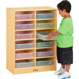 Jonti-Craft® 12 Tray Mobile Cubbie w/o Paper-Trays 24-1/2