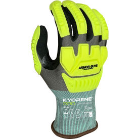 Kyorene® Pro Cut Resistant Gloves HCT Micro Foam Nitrile Coated ANSI A4 XS Yellow 12 Pairs 00-847-XS