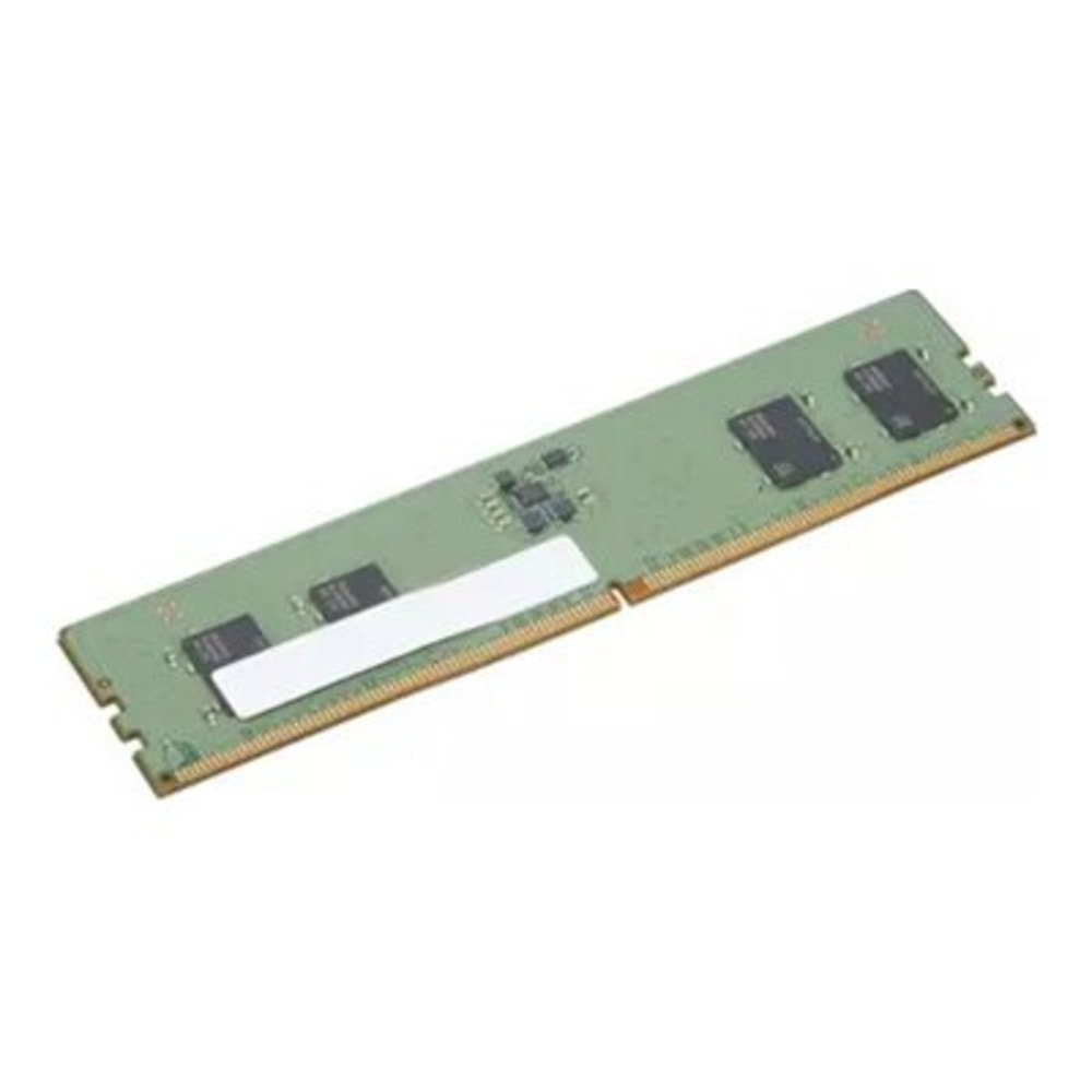 Lenovo - DDR5 - module - 8 GB - DIMM 288-pin - 4800 MHz / PC5-38400 - green - for ThinkCentre M80s Gen 3; M80t Gen 3; M90s Gen 3; M90t Gen 3; ThinkCentre neo 70 MPN:4X71K53890