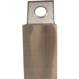 Witt Celestial Series Stainless Steel Square Trash Can 40 Gallon CL40-SS