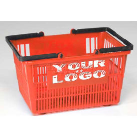 Good L ® Tall Plastic Shopping Basket with Plastic Handle 19 Liter 16