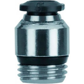 Aignep USA Straight Female Metal Release Collet 4mm Tube x M5 BSPP 57030-4-M5 - Pkg Qty 10