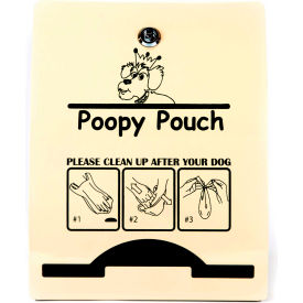 Poopy Pouch Express Pet Waste Bag Dispenser for Rolled Bags Beige PP-EXP-BEIGE