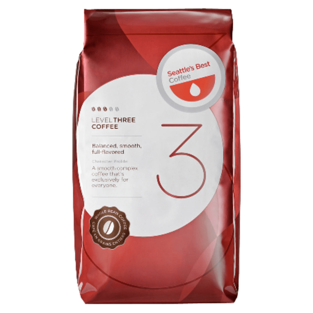 Seattles Best Coffee Whole Bean Coffee, Level 3, Light Roast, 12 Oz Per Bag MPN:12407831