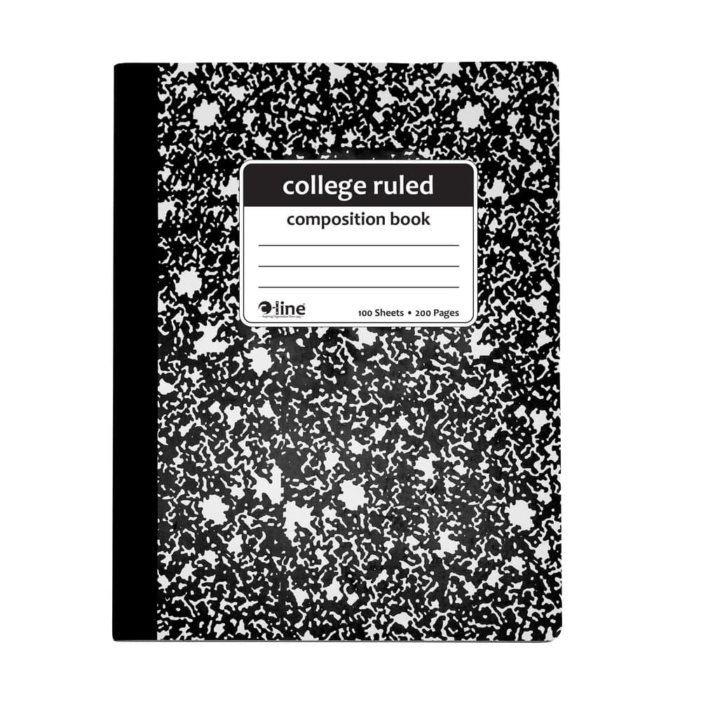 Note Pads, Writing Pads & Notebooks; Product Type: Composition Notebook; Paper Color: White; Style of Rule: College Ruled; Cover Color: Black Marble; Binding Location: Side; Overall Length (Decimal Inch): 9.75 MPN:22022-CT - Pkg Qty 12