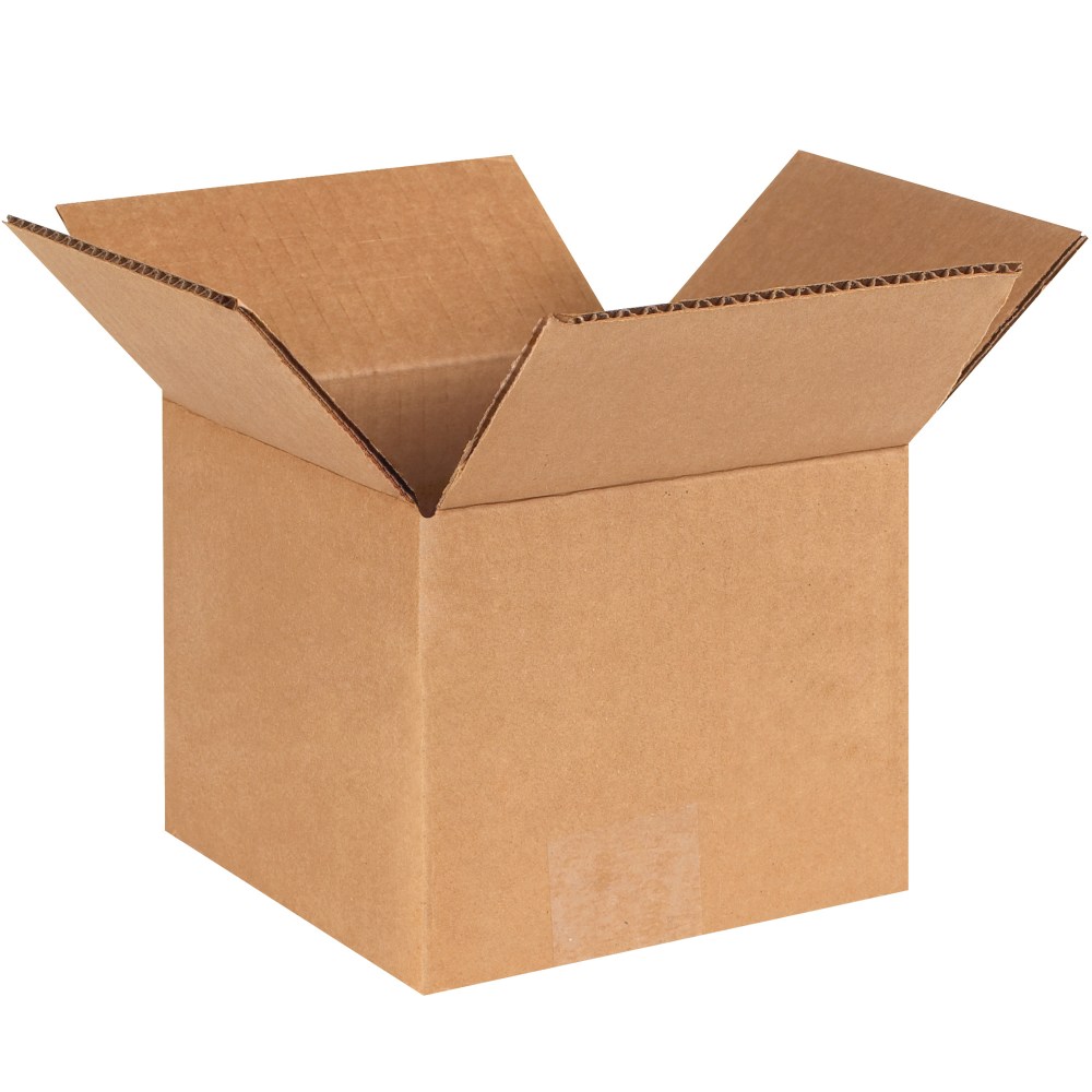 Partners Brand Corrugated Boxes, 6in x 6in x 5in, Kraft, Pack Of 25 MPN:665