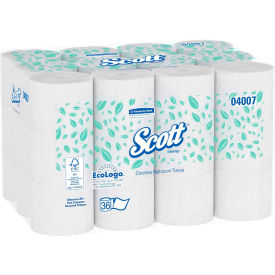 Scott® Essential Coreless SRB Bathroom Tissue Septic Safe 2-Ply 1000 Sheet/Roll 36 Rolls/CT KIM04007