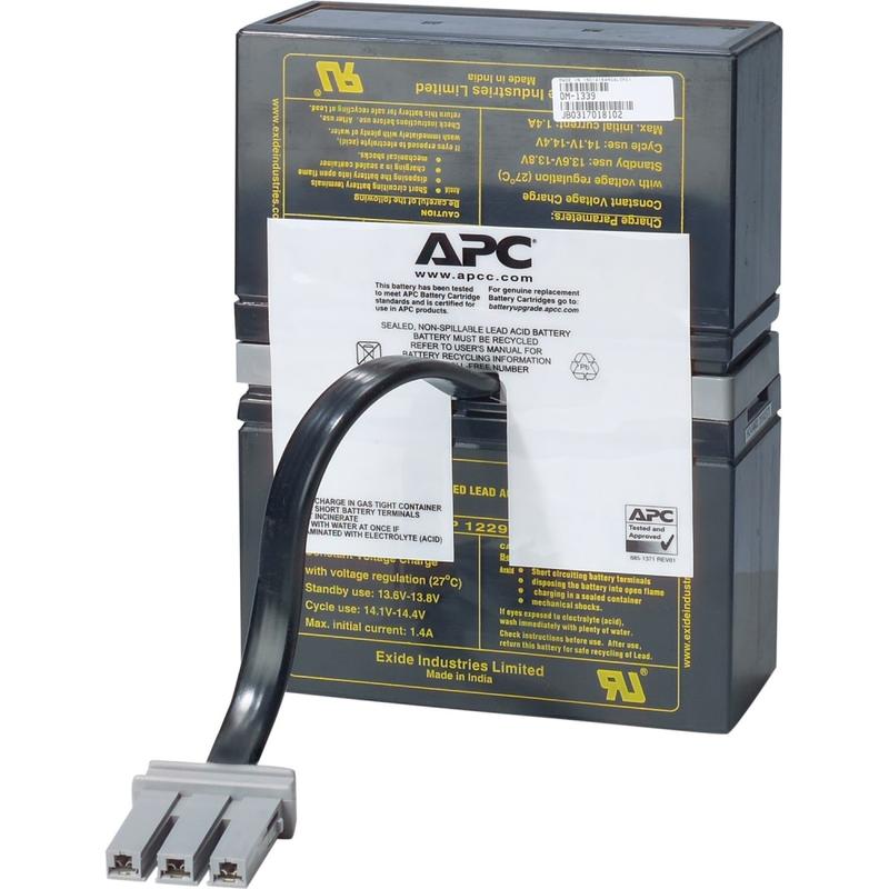 APC Replacement Battery Cartridge #32 - UPS battery - 1x battery - lead acid - charcoal - - RBC32 MPN:RBC32