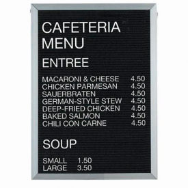 Aarco Aluminum Framed Letter Board Message Center - 24