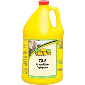 Simoniz® Rinse Aid CX-8 Rinse Additive Liquid Unscented Gallon Bottle 4 Bottles - C0710004 C0710004