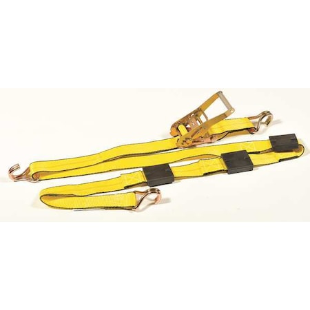 Tie Down Strap, Wire-Hook, Yellow MPN:BA-R100