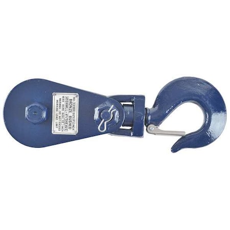 Snatch Block, Wire Rope, 1/2 in Max Cable Size, 8, 000 lb Max Load, Painted MPN:6I-4T4
