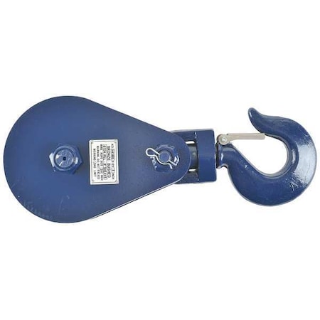 Snatch Block, Wire Rope, 3/4 in Max Cable Size, 16, 000 lb Max Load, Painted MPN:6I-8T8