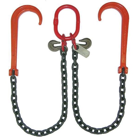 Chain Sling, V-Chain, WLL 12000 lb., 6 ft. MPN:G8-118-6