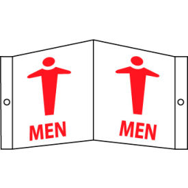NMC™ Facility Visi Vinyl Sign Men 8-3/4