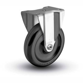 Colson® 2 Series Rigid Plate Caster 2.02208.53 - Solid Polyolefin 2-1/2