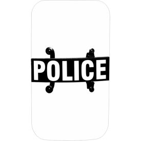 Paulson Riot Control Body Police Shield Non-Ballistic Polycarbonate Clear 20