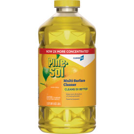 Pine-Sol® CloroxPro Multi-Surface Cleaner Concentrated Lemon Fresh Scent 80 oz Bottle 60607EA
