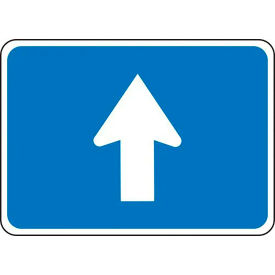 AccuformNMC™ Straight Ahead Or Down Arrow Safety Sign HIP Aluminum 15