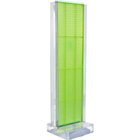Global Approved 700778-GRE Two-Sided Pegboard Floor Display W/ Studio Base 17