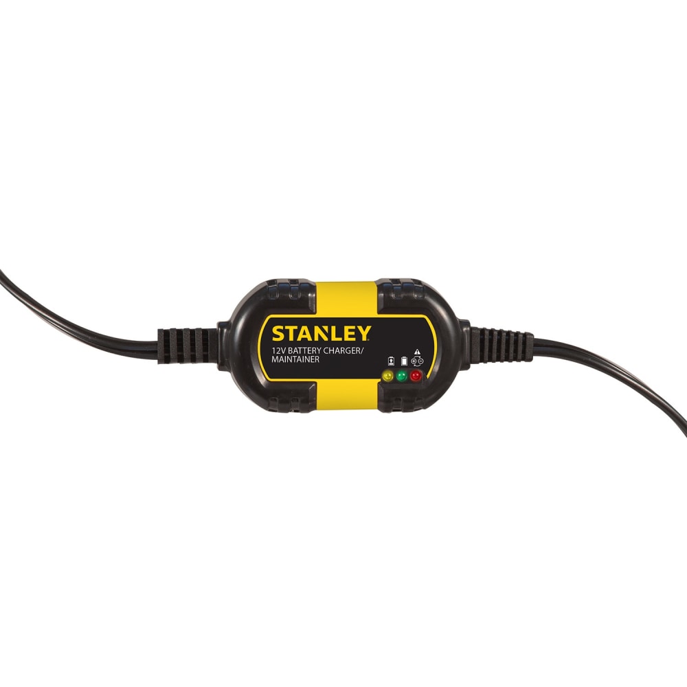 Stanley 12-Volt 1-Amp Battery Charger/Maintainer, Black, BM1S MPN:BM1S