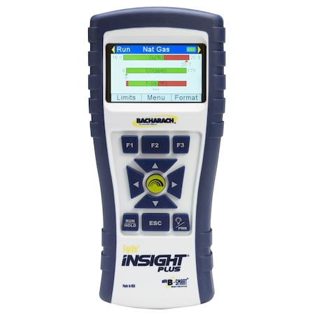Combustion Analyzer: INSIGHT PLUS BASIC W-LL 02, Carrying Case/Filter/Hose/Probe/Rubber Boot, MPN:H0024-8517