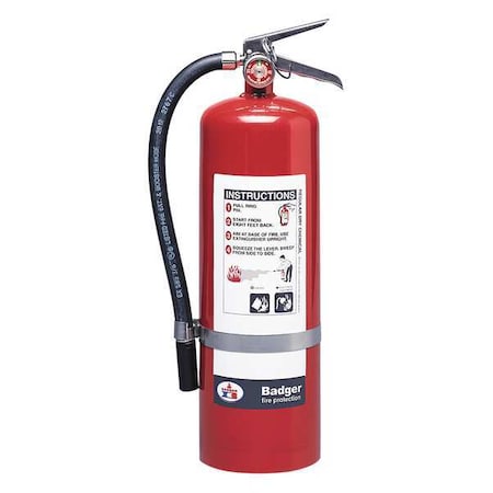 Fire Extinguisher, 10 lb Capacity, Class BC, UL Rating60B:C, Sodium Bicarbonate MPN:B10BC-1