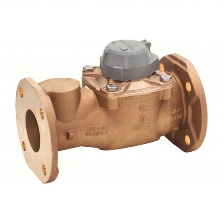 Lead-Free Bronze Turbine Flow Meter MPN:108-2266