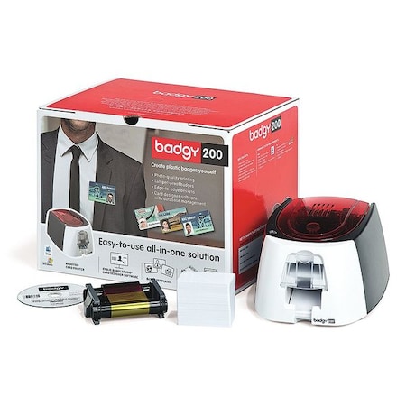 Evolis Badgy200 Plastic ID Card Solution MPN:B22U0000RS