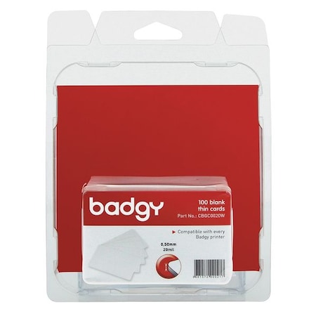 Blank ID Cards, 20 mil MPN:CBGC0020W