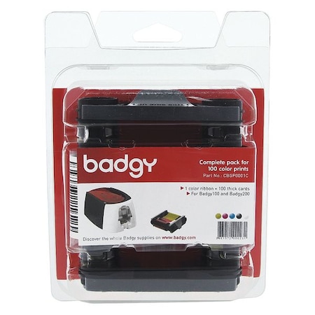 Card Printer, Color, 8 in. H MPN:CBGP0001C