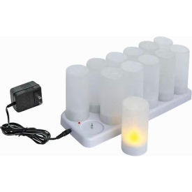 Winco CLR-12S Rechargeable Tea Light Set 12 Piece CLR-12S - Pkg Qty 12