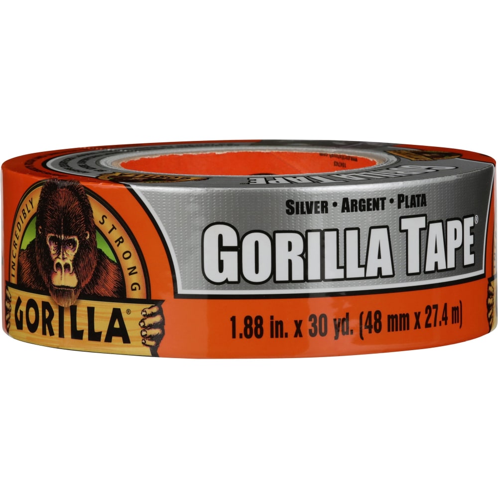 Gorilla Utility Tape Original Silver - Gorilla Utility Tape Original Silver 30 yd Roll MPN:105634