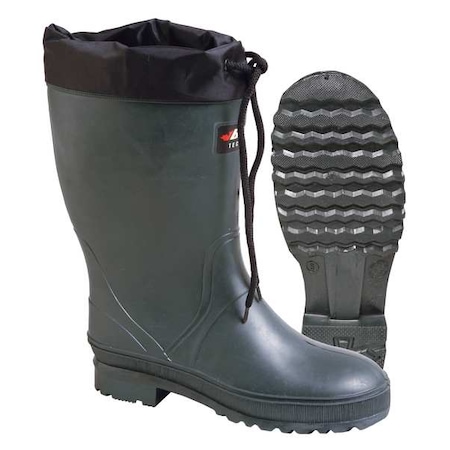 Women's Storm (PLN) Rubber Boot, Plain Toe, 13