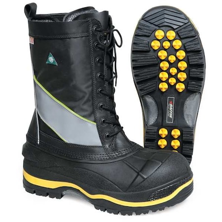 Winter Boots, Mens, 12, Lace, Steel, PR MPN:POLA-MP01-BK2
