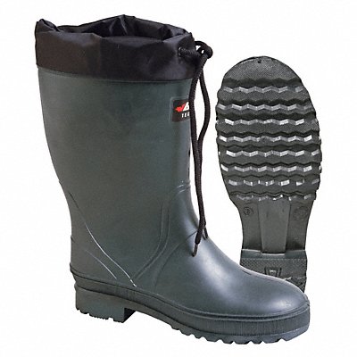 E7851 Rubber Boot Women s 10 Mid-Calf Green PR MPN:8604-0000-482