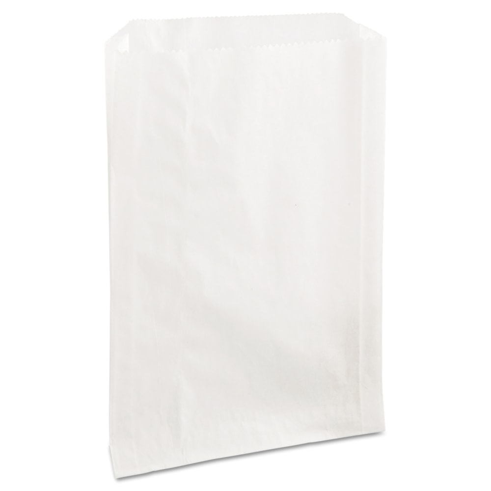 Bagcraft PB25 Grease-Resistant Sandwich Bags, 8in x 6 1/2in, White, Carton Of 2, 000 Bags MPN:300422